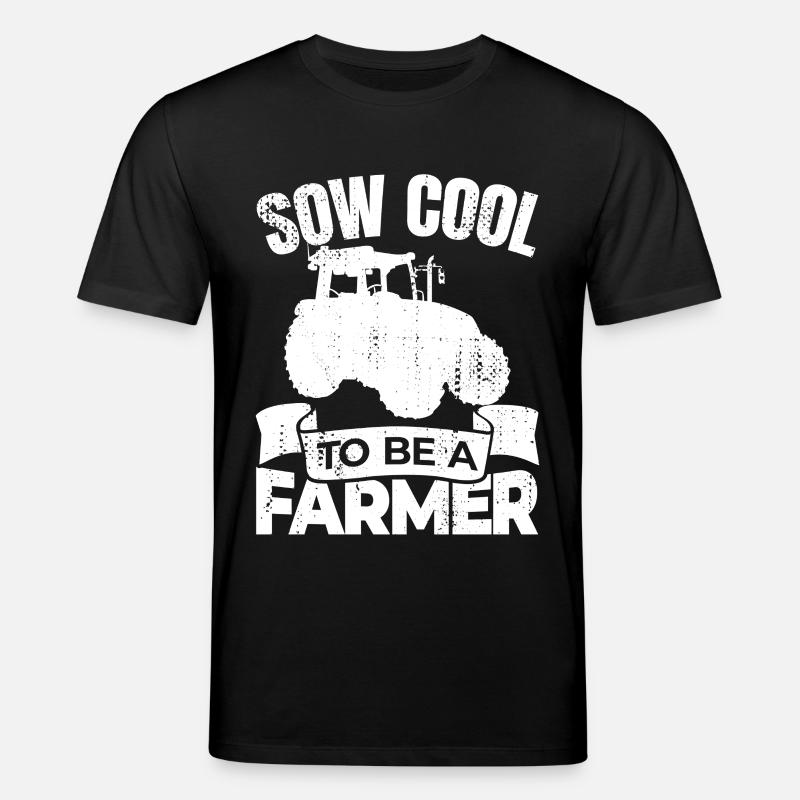 So Cool ein Bauer zu sein - Stanley/Stella Unisex Bio-T-Shirt CREATOR  - Schwarz
