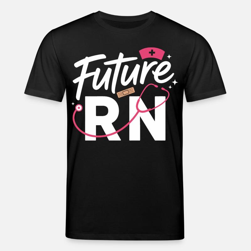 Future RN Stethoskop & Klinik - Stanley/Stella Unisex Bio-T-Shirt CREATOR  - Schwarz