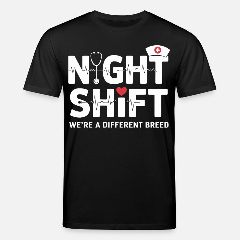 NachtSchicht Herzpfleger – Different Breed - Stanley/Stella Unisex Bio-T-Shirt CREATOR  - Schwarz