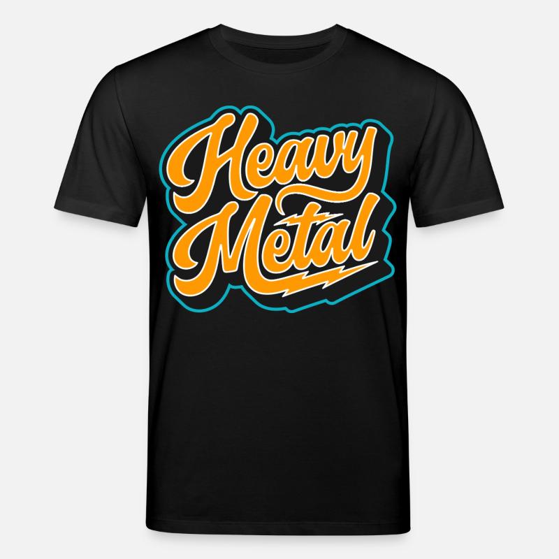 Heavy Metal Bold Script Logo - Stanley/Stella Unisex Bio-T-Shirt CREATOR  - Schwarz