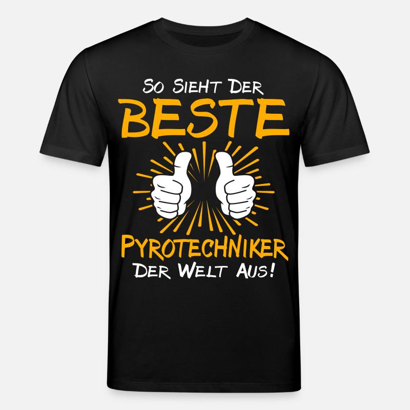 Pyrotechniker Geschenkidee - Stanley/Stella Unisex Bio-T-Shirt CREATOR  - Schwarz