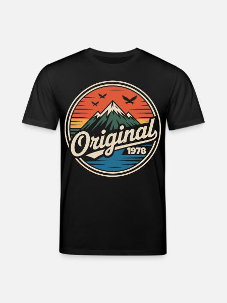 Originales Retro-Jubiläum von 1978 - Stanley/Stella Unisex Bio-T-Shirt CREATOR  - Schwarz