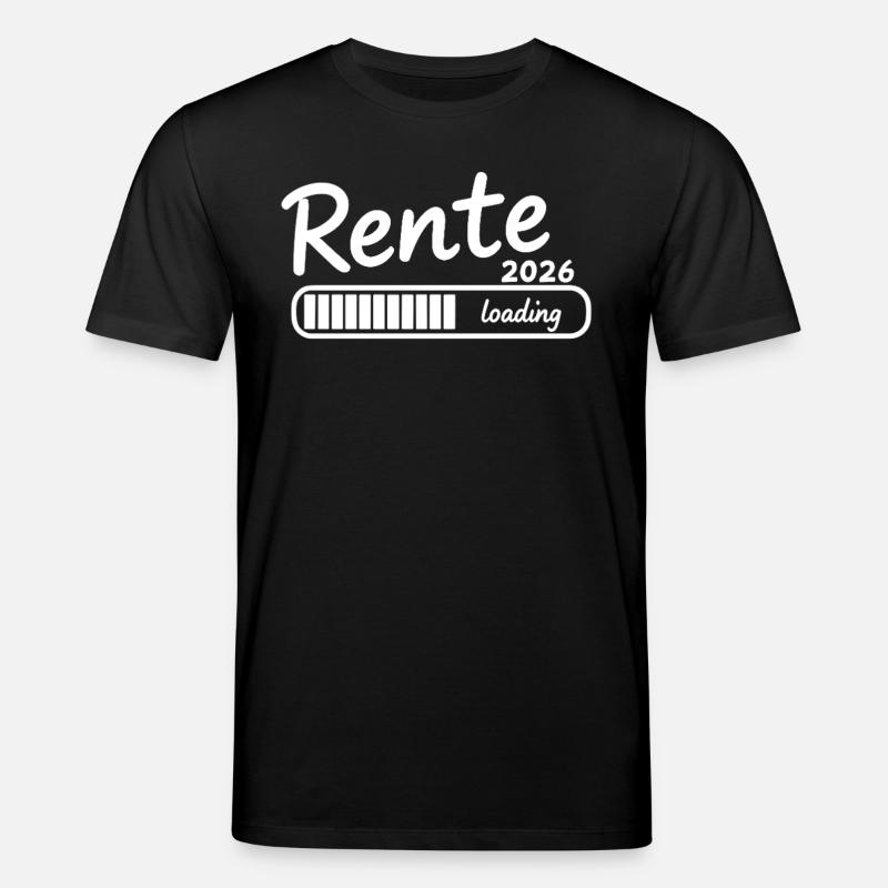 Rente 2026 loading Endlich Ruhestand - Stanley/Stella Unisex Bio-T-Shirt CREATOR  - Schwarz