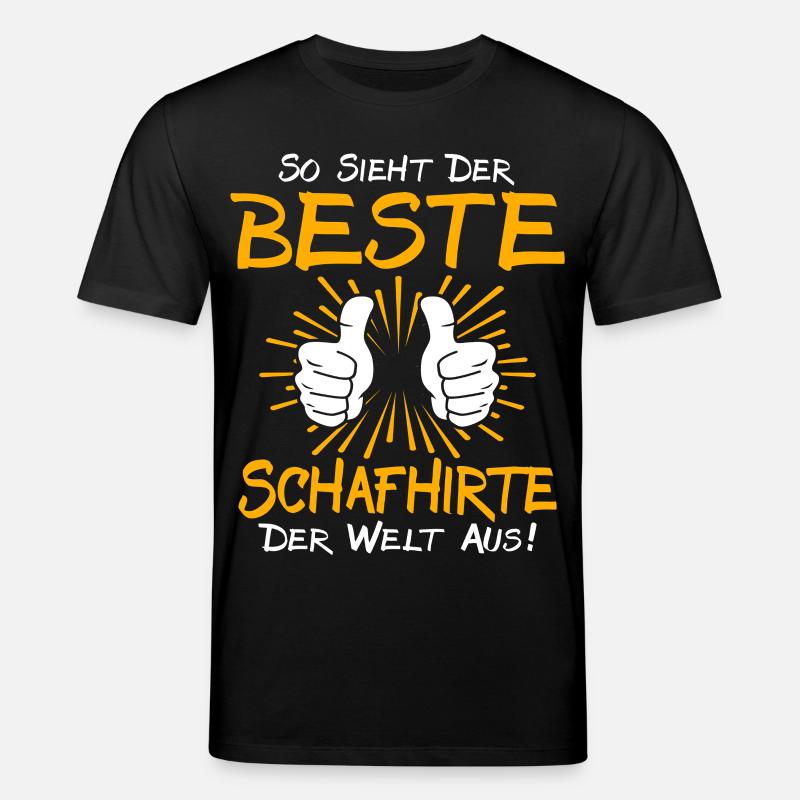 Schafhirte Geschenkidee - Stanley/Stella Unisex Bio-T-Shirt CREATOR  - Schwarz