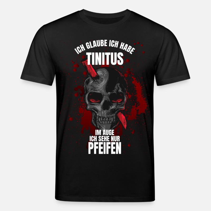 Ich glaube ich habe Tinitus - Stanley/Stella Unisex Bio-T-Shirt CREATOR  - Schwarz