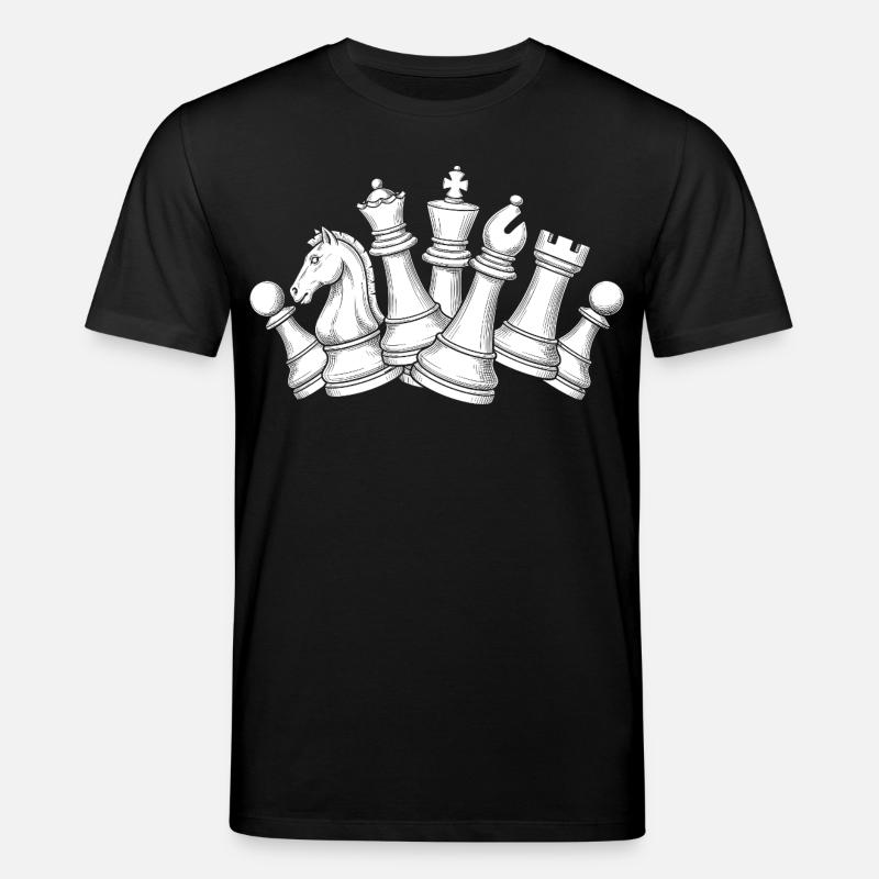 Schach Chaos – Dynamik auf dem Brett - Stanley/Stella Unisex Bio-T-Shirt CREATOR  - Schwarz