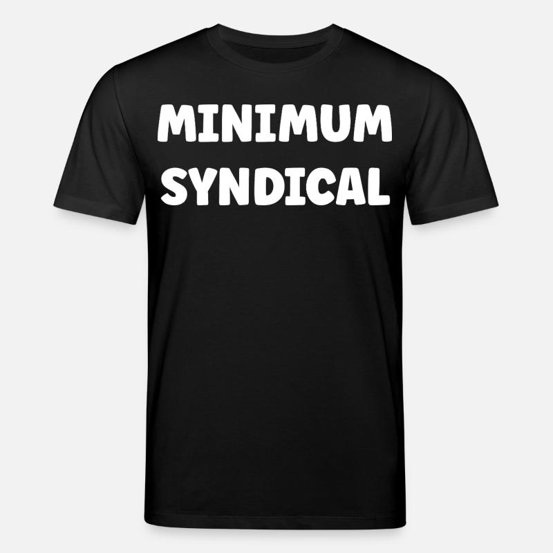 Minimum syndical - T-shirt bio CREATOR Stanley/Stella Unisexe - noir