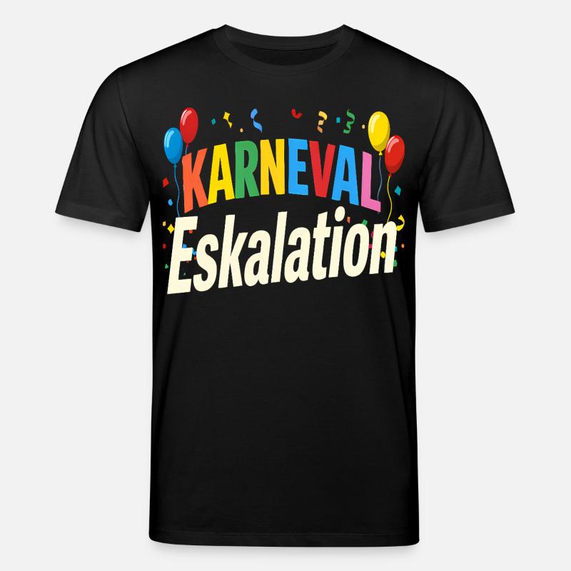 Karneval Eskalation - Stanley/Stella Unisex Bio-T-Shirt CREATOR  - Schwarz