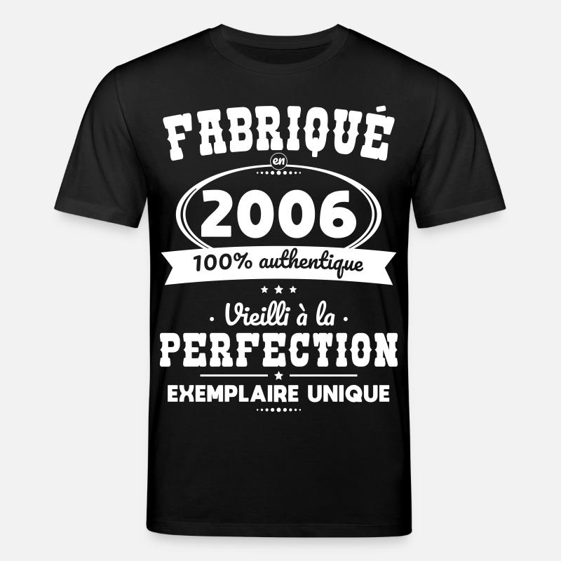 Hergestellt 2006 – Perfekt gereift - Stanley/Stella Unisex Bio-T-Shirt CREATOR  - Schwarz