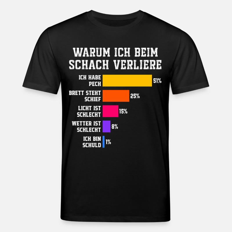Why I lose at squash Squash - Stanley/Stella CREATOR Unisex Organic T-Shirt - black