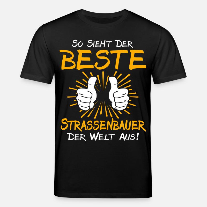 Idée cadeau pour constructeur de routes - T-shirt bio CREATOR Stanley/Stella Unisexe - noir