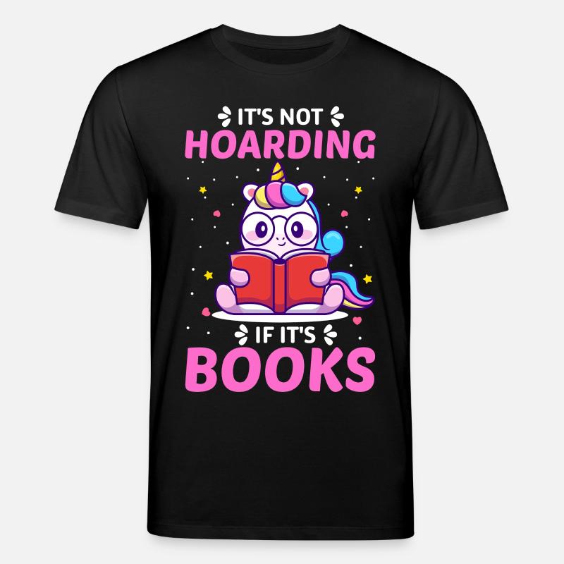 Lesen Bücher Einhorn - Stanley/Stella Unisex Bio-T-Shirt CREATOR  - Schwarz