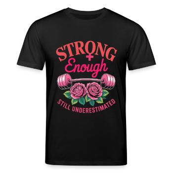 Frauentag Feminismus - Stanley/Stella Unisex Bio-T-Shirt CREATOR  - Schwarz - Vorne - Alina (178cm) & Michal (187cm)