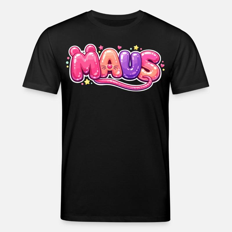 Karnevalsmaus Kostüm Lustig Karneval Köln Geschenk - Stanley/Stella Unisex Bio-T-Shirt CREATOR  - Schwarz