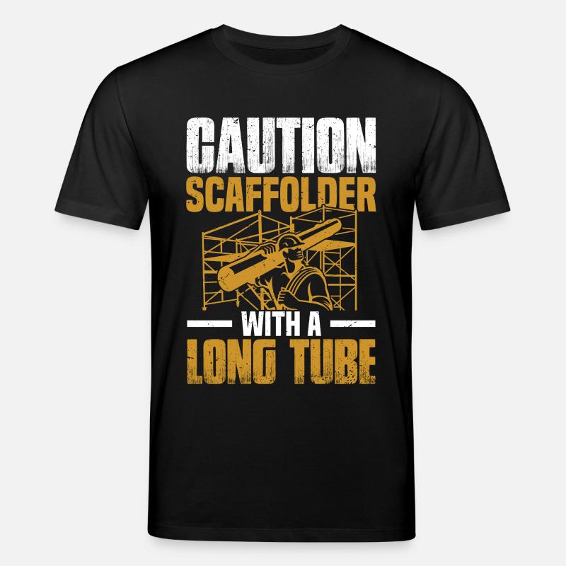  Scaffold Installer Builder Worker Construction - Stanley/Stella CREATOR Unisex Organic T-Shirt - black