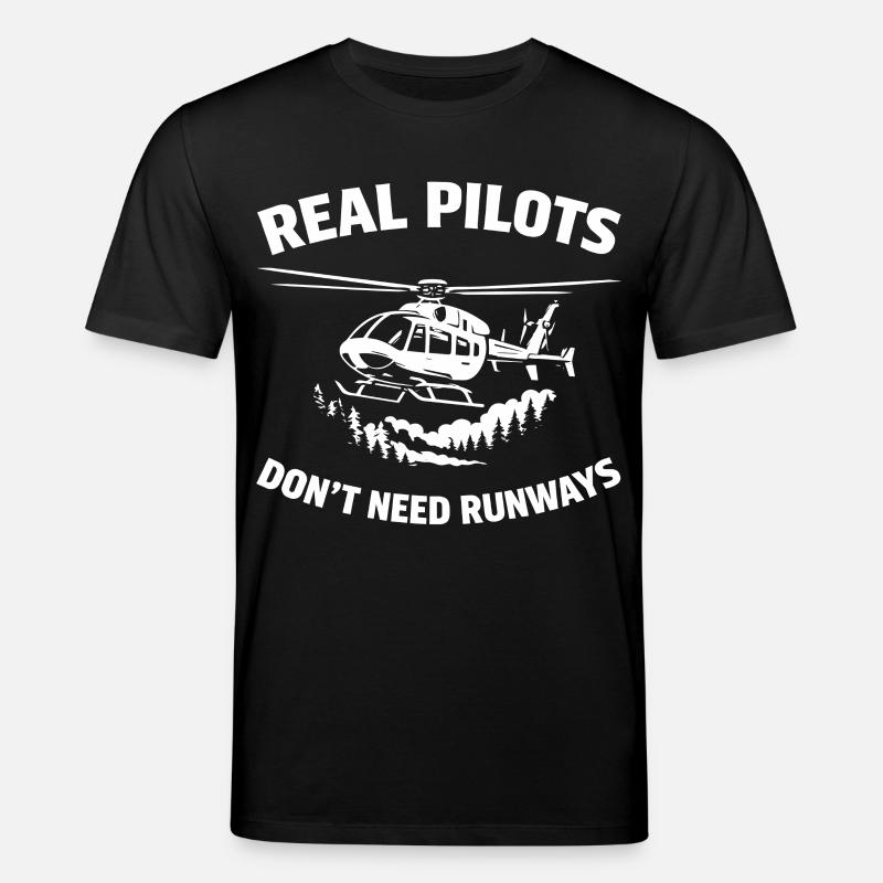 Helicopter pilot Helicopter pilot - Stanley/Stella CREATOR Unisex Organic T-Shirt - black