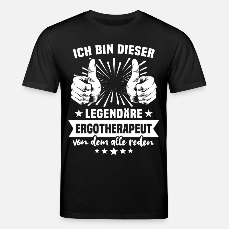Ergotherapeut Legende - Stanley/Stella Unisex Bio-T-Shirt CREATOR  - Schwarz