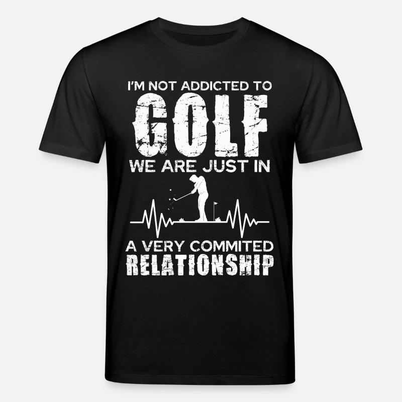 Golf Relationship: Committed Passion - Stanley/Stella CREATOR Unisex Organic T-Shirt - black