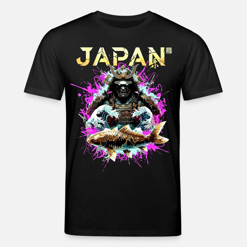 Cyber Samurai – Japan Krieger - Stanley/Stella Unisex Bio-T-Shirt CREATOR  - Schwarz