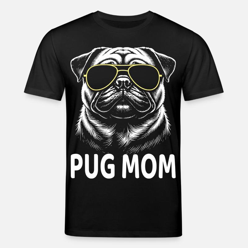 Mops Mom - Stanley/Stella Unisex Bio-T-Shirt CREATOR  - Schwarz