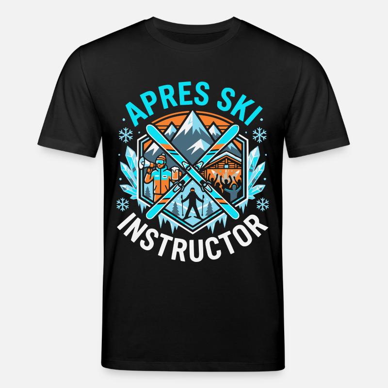 Après-Ski Instructor - Stanley/Stella CREATOR Unisex Organic T-Shirt - black