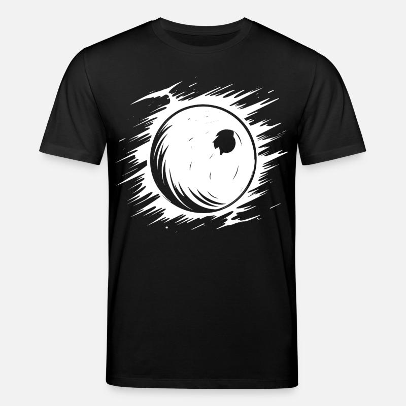 Dessin de boule de bowling - T-shirt bio CREATOR Stanley/Stella Unisexe - noir