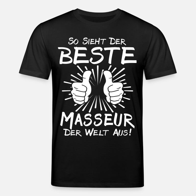 Bester Masseur - Stanley/Stella Unisex Bio-T-Shirt CREATOR  - Schwarz