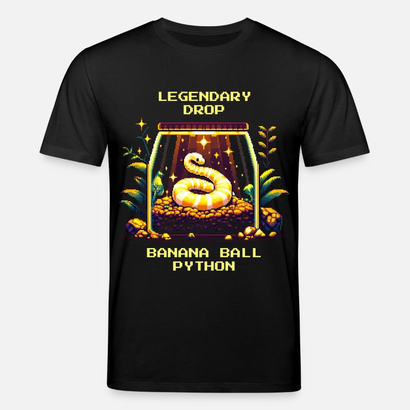 Legendärer Fund: Banana Königspython | Python - Stanley/Stella Unisex Bio-T-Shirt CREATOR  - Schwarz