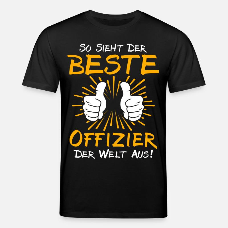 Offizier Geschenkidee - Stanley/Stella Unisex Bio-T-Shirt CREATOR  - Schwarz