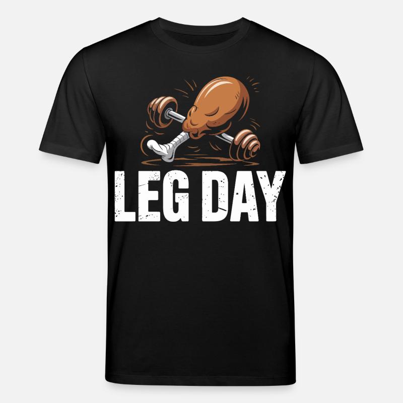 Leg Day Kraftduell - Stanley/Stella Unisex Bio-T-Shirt CREATOR - Schwarz