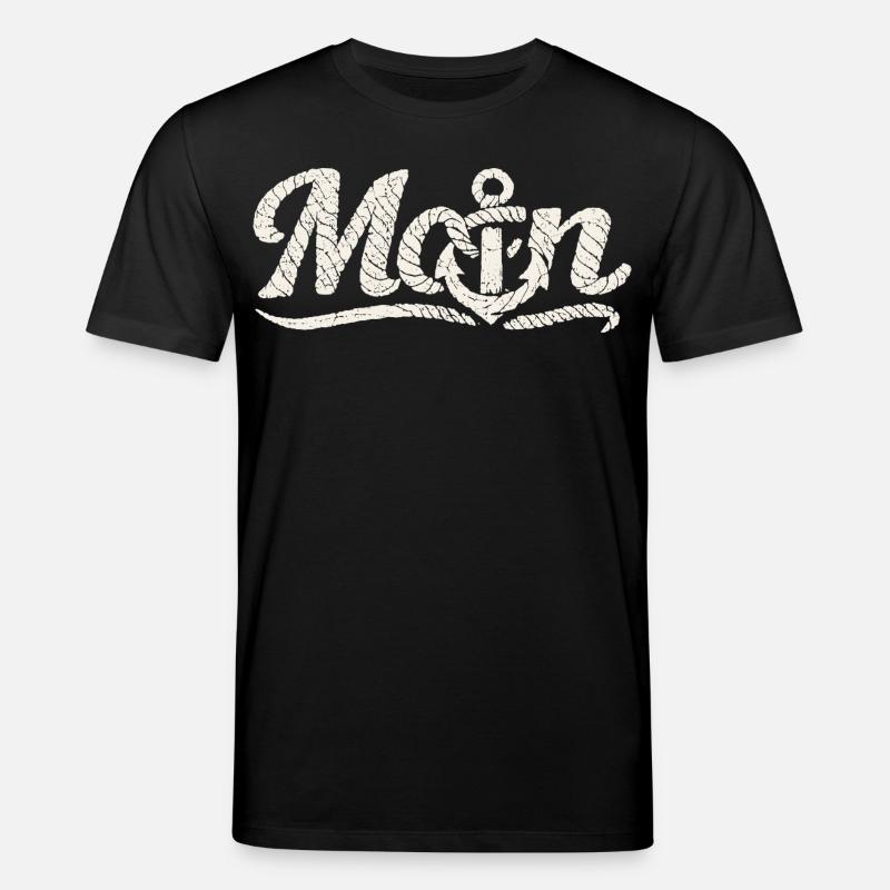 Conception côtière Moin Anchor - T-shirt bio CREATOR Stanley/Stella Unisexe - noir
