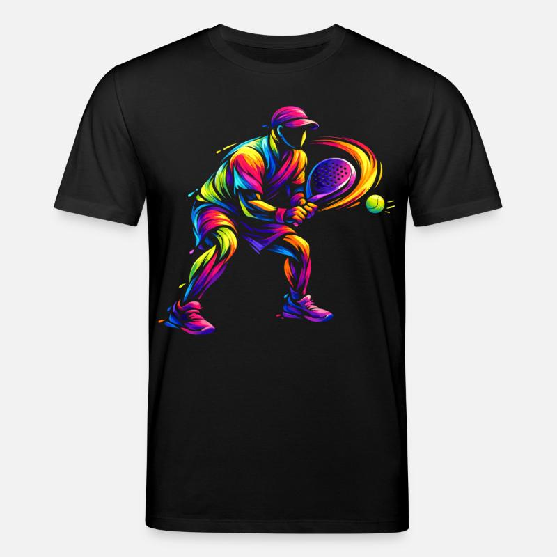 Padelspieler Geschenk Kinder Junge Leidenschaft - Stanley/Stella Unisex Bio-T-Shirt CREATOR  - Schwarz