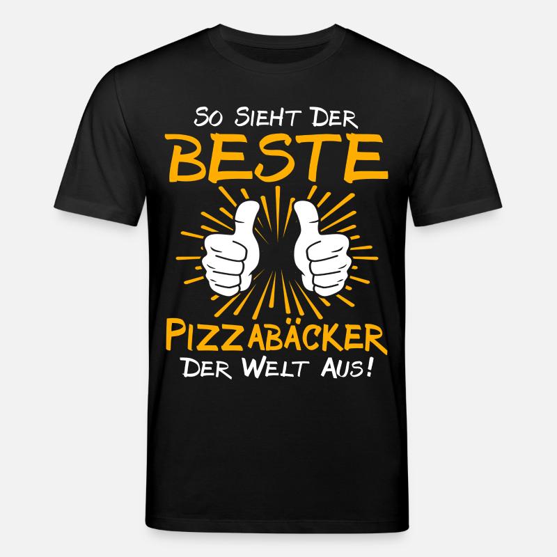 Pizzabäcker Geschenkidee - Stanley/Stella Unisex Bio-T-Shirt CREATOR  - Schwarz