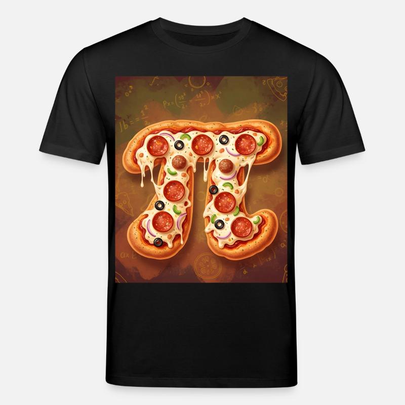Pizza forme de pi - T-shirt bio CREATOR Stanley/Stella Unisexe - noir
