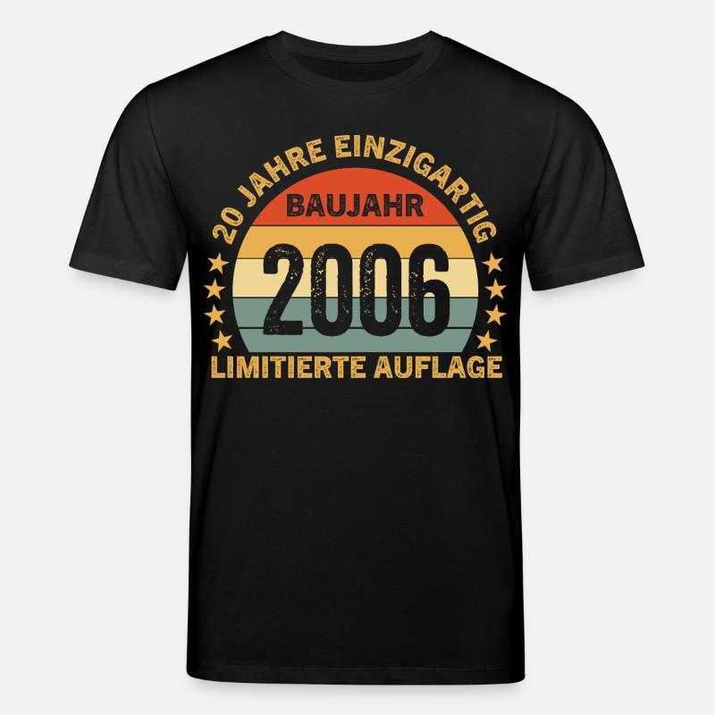 20 ANS D’ÉDITION LIMITÉE UNIQUE - T-shirt bio CREATOR Stanley/Stella Unisexe - noir