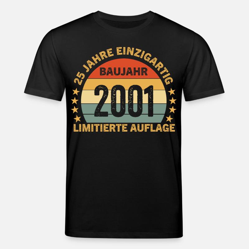 25 ANS D’ÉDITION LIMITÉE UNIQUE - T-shirt bio CREATOR Stanley/Stella Unisexe - noir
