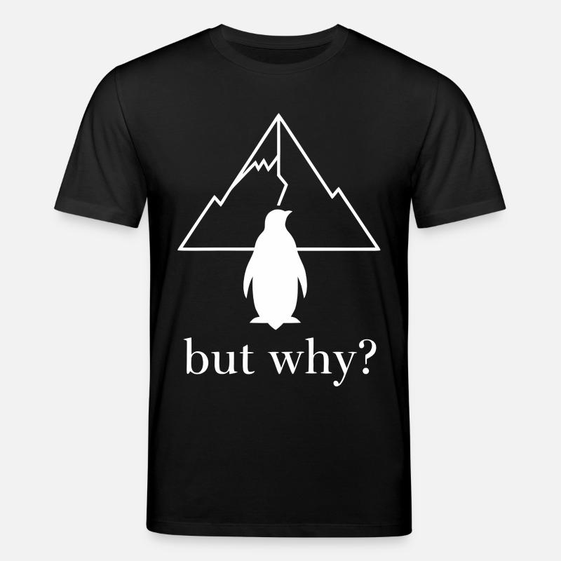 Pinguin | Lustiger Nihilistic Pinguin - Stanley/Stella Unisex Bio-T-Shirt CREATOR  - Schwarz