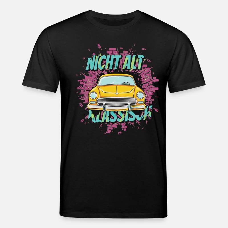 Oldtimer Auto – Nicht Alt Klassisch - Stanley/Stella Unisex Bio-T-Shirt CREATOR  - Schwarz