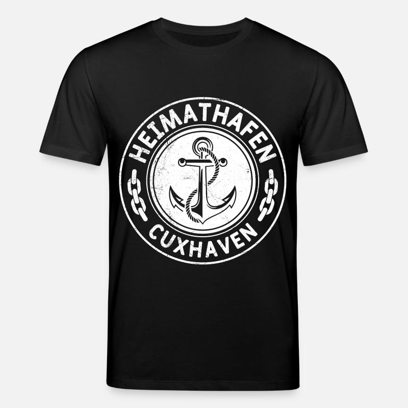 Cuxhaven HEIMATHAFEN CUXHAVEN Drôle - T-shirt bio CREATOR Stanley/Stella Unisexe - noir