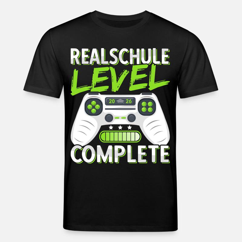 Realschule Abschluss 2026 Realschulabschluss Junge - Stanley/Stella Unisex Bio-T-Shirt CREATOR  - Schwarz