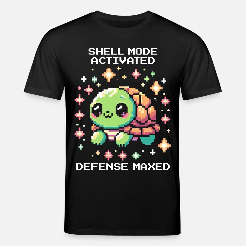 Tank Mode Active | Turtle - Stanley/Stella CREATOR Unisex Organic T-Shirt - black