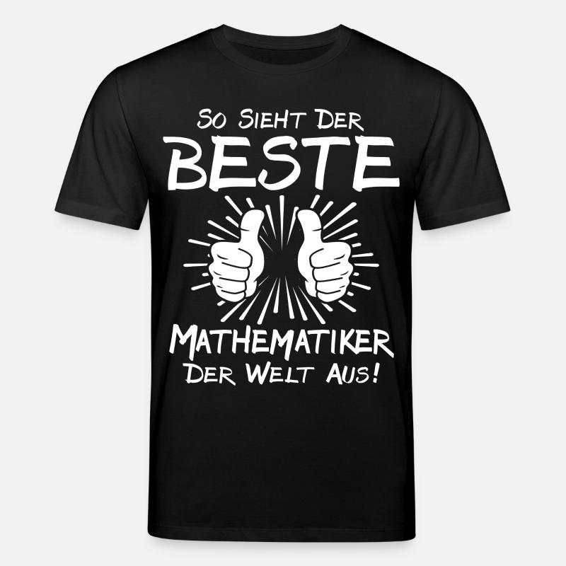 Bester Mathematiker - Stanley/Stella Unisex Bio-T-Shirt CREATOR  - Schwarz
