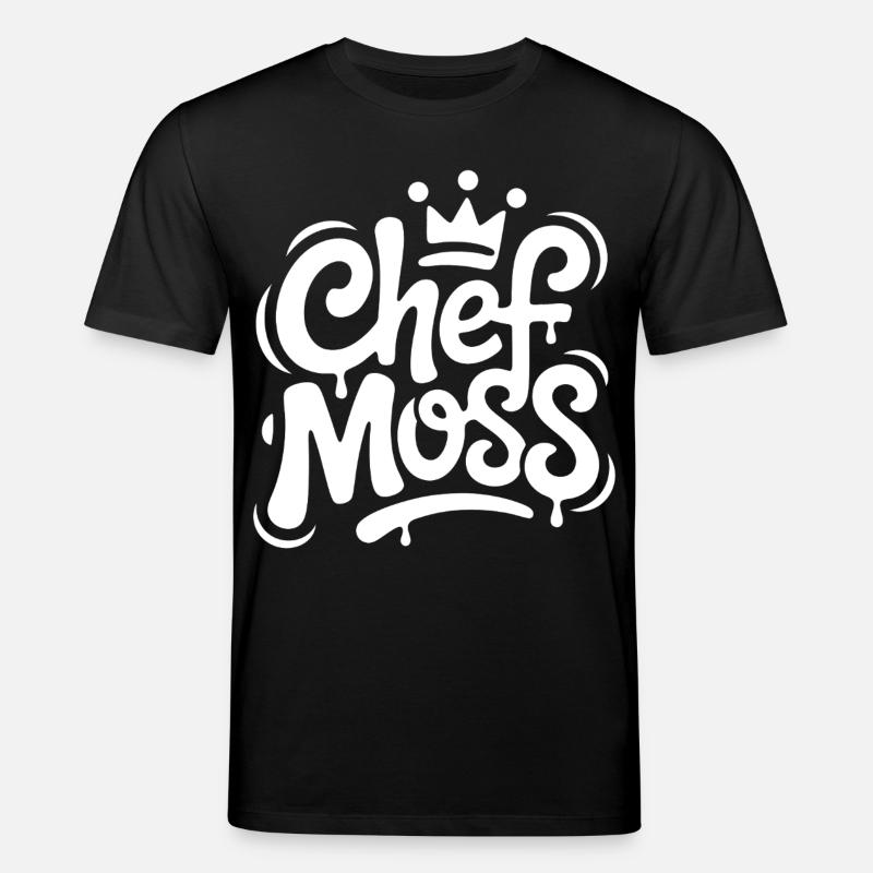 Chef Moss Graffiti Krone - Stanley/Stella Unisex Bio-T-Shirt CREATOR - Schwarz