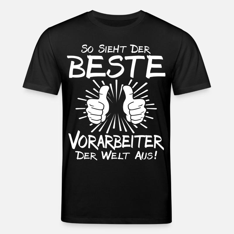 Bester Vorarbeiter - Stanley/Stella Unisex Bio-T-Shirt CREATOR  - Schwarz