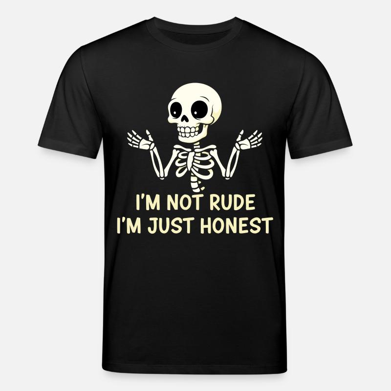 Skelett nicht unverschämt - Stanley/Stella Unisex Bio-T-Shirt CREATOR  - Schwarz