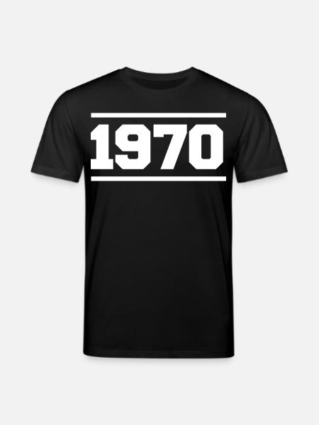 1970 - T-shirt bio CREATOR Stanley/Stella Unisexe - noir
