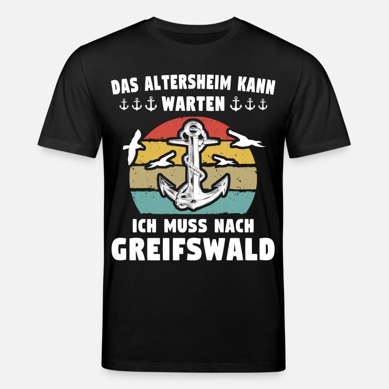 Greifswald Sprüche - Stanley/Stella Unisex Bio-T-Shirt CREATOR  - Schwarz