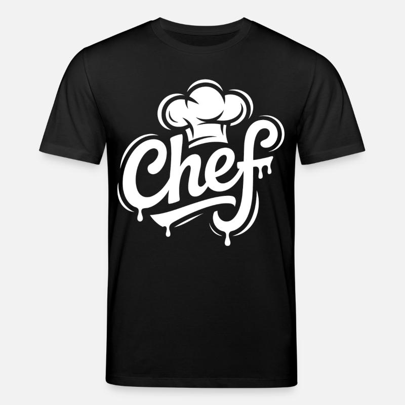 Lettrage du logo du chef - T-shirt bio CREATOR Stanley/Stella Unisexe - noir