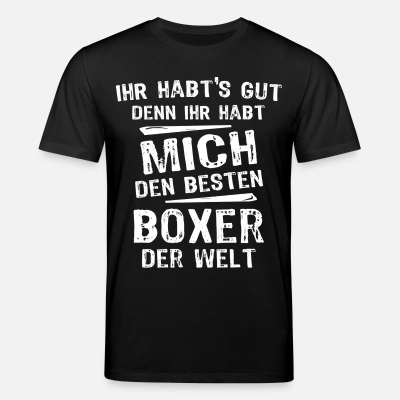 Boxer - Stanley/Stella Unisex Bio-T-Shirt CREATOR  - Schwarz