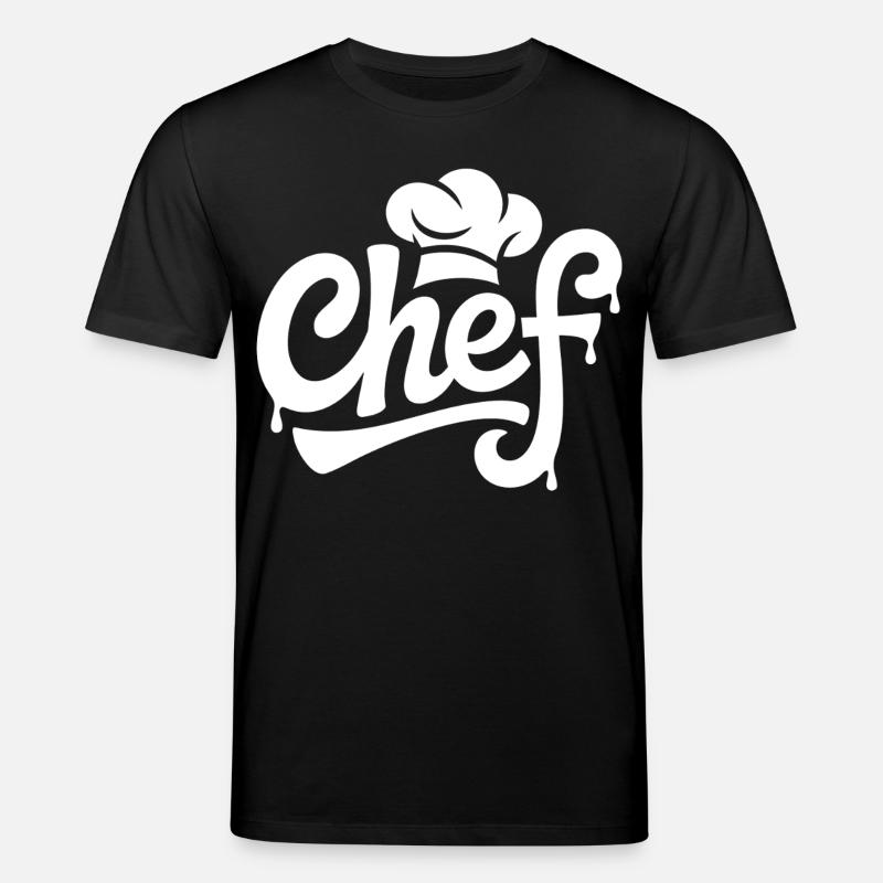 Chef Graffiti Küchenlogo - Stanley/Stella Unisex Bio-T-Shirt CREATOR  - Schwarz